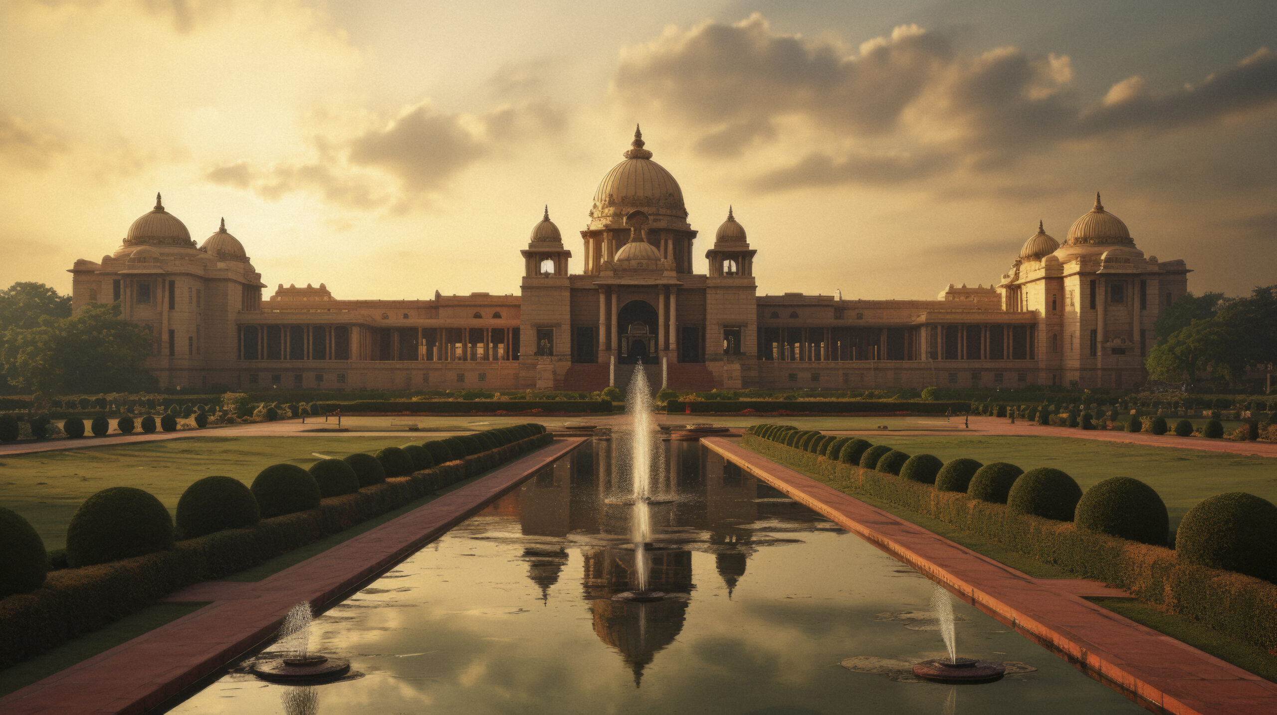 building-decorated-indian-republic-day